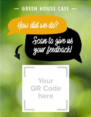 Feedback QR Code Sign