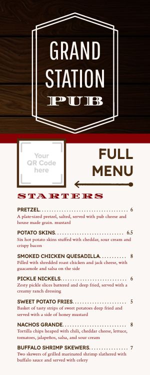 Station Pub QR Menu